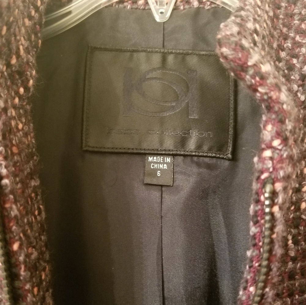 Bebe Tweed Jacket - Picture 3 of 8